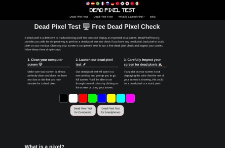 DeadPixelTest