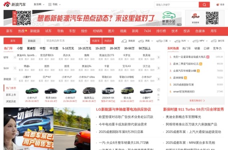 新浪汽车排行榜