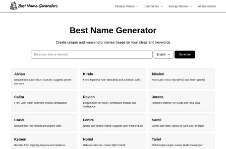 Best Name Generator