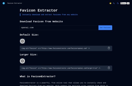 Favicon Extractor