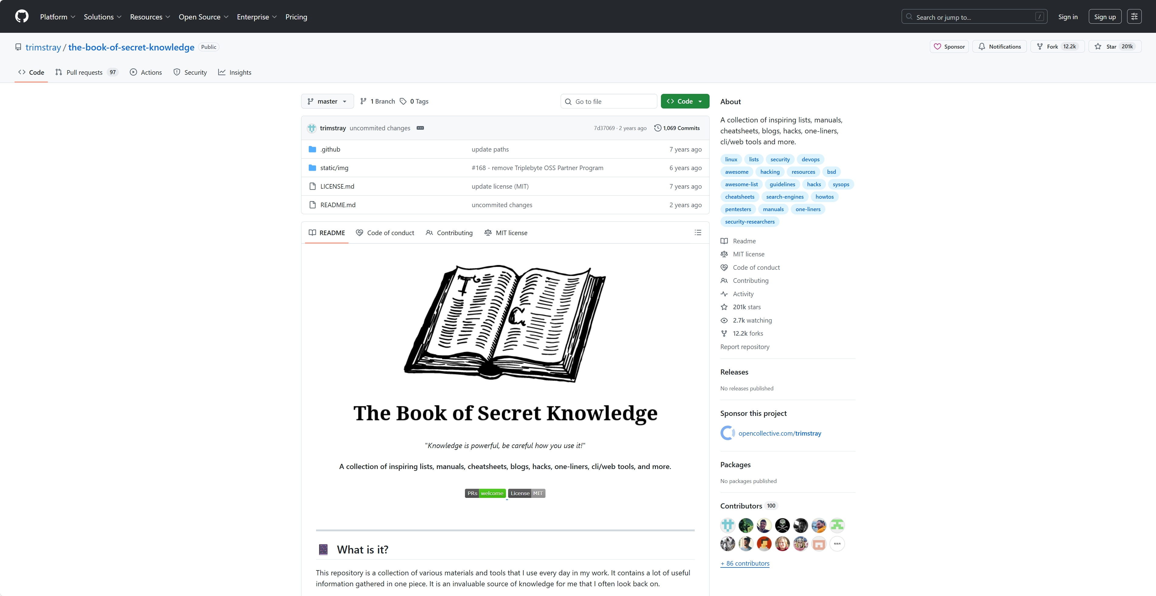 The Book of Secret Knowledge
