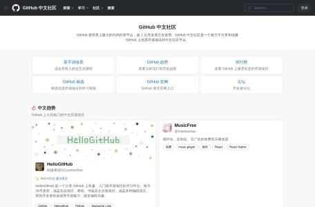 GitHub中文社区