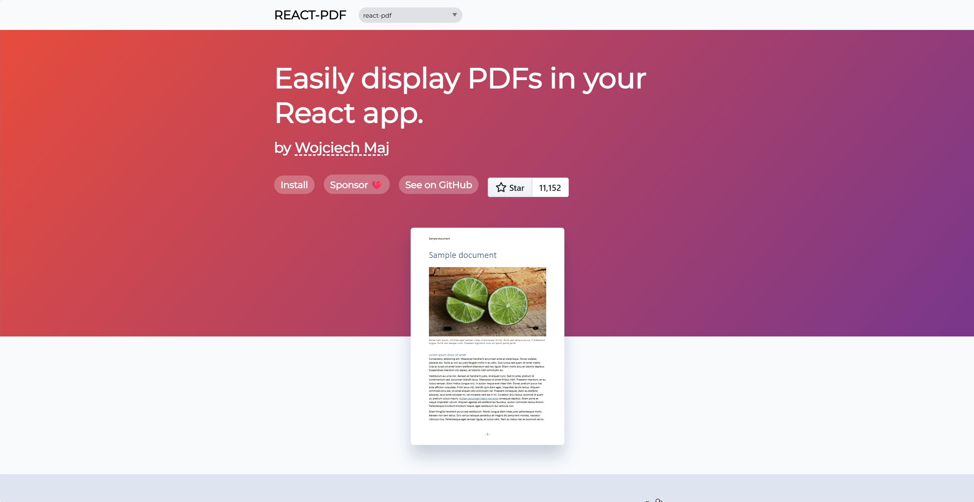 react-pdf