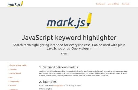 mark.js