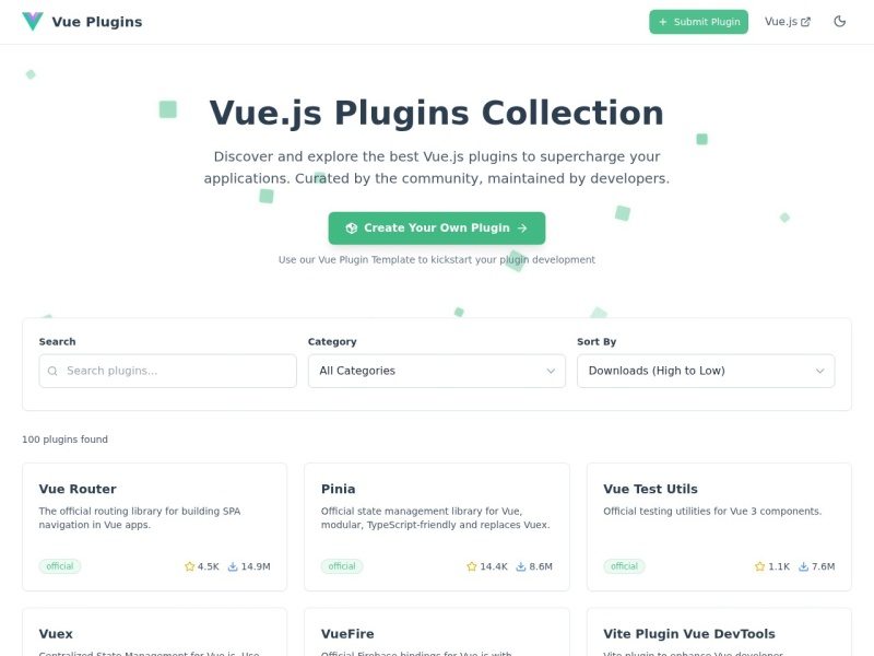 Vue.js Plugins Collection
