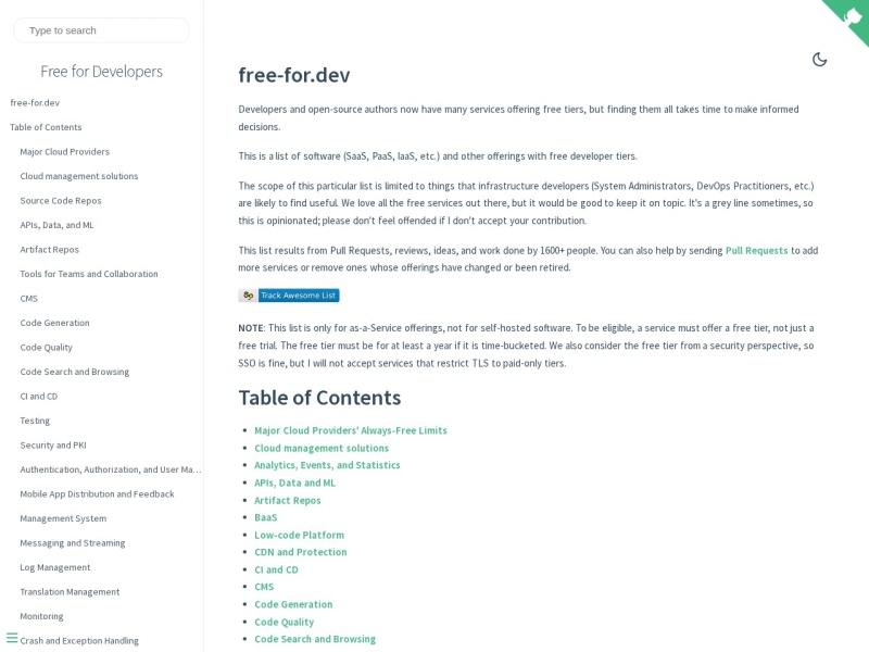 Free-For.Dev