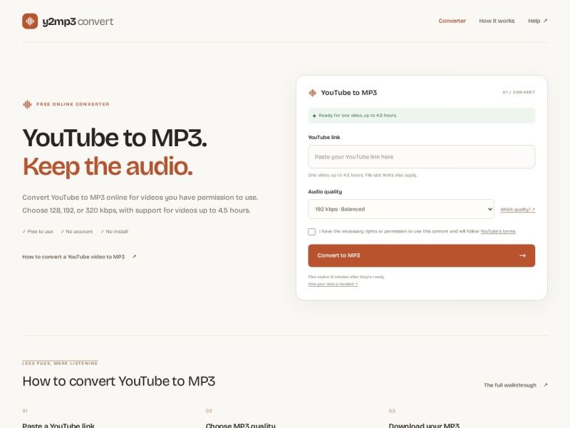 Y2MP3 Convert